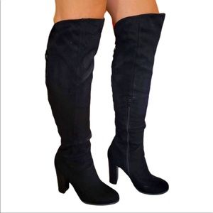 STREETWEAR SOCIETY OVER THE KNEES BOOTS size 8